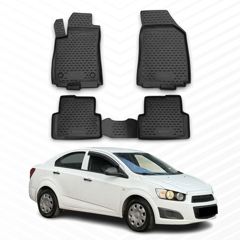 ALFOMBRILLA DE GOMA PARA CHEVROLET AVEO T300 | ENTRE 2012-2021