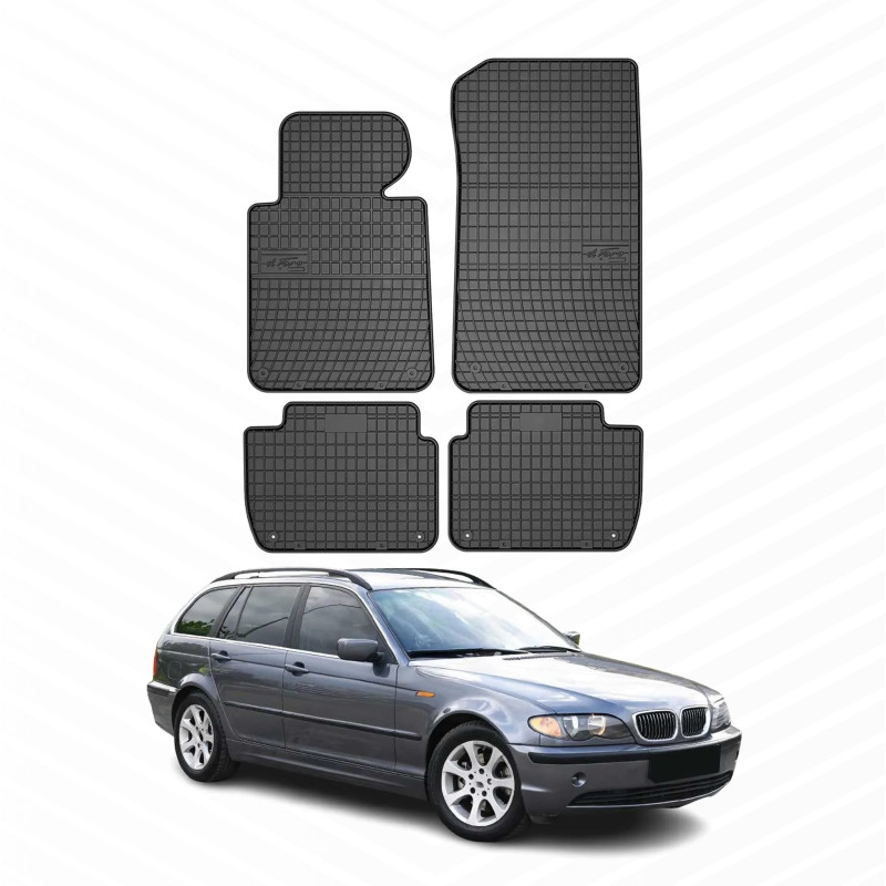 ALFOMBRILLA DE GOMA PARA BMW SERIE 3 | E46 | SEDÁN TOURING | ENTRE 1998-2005
