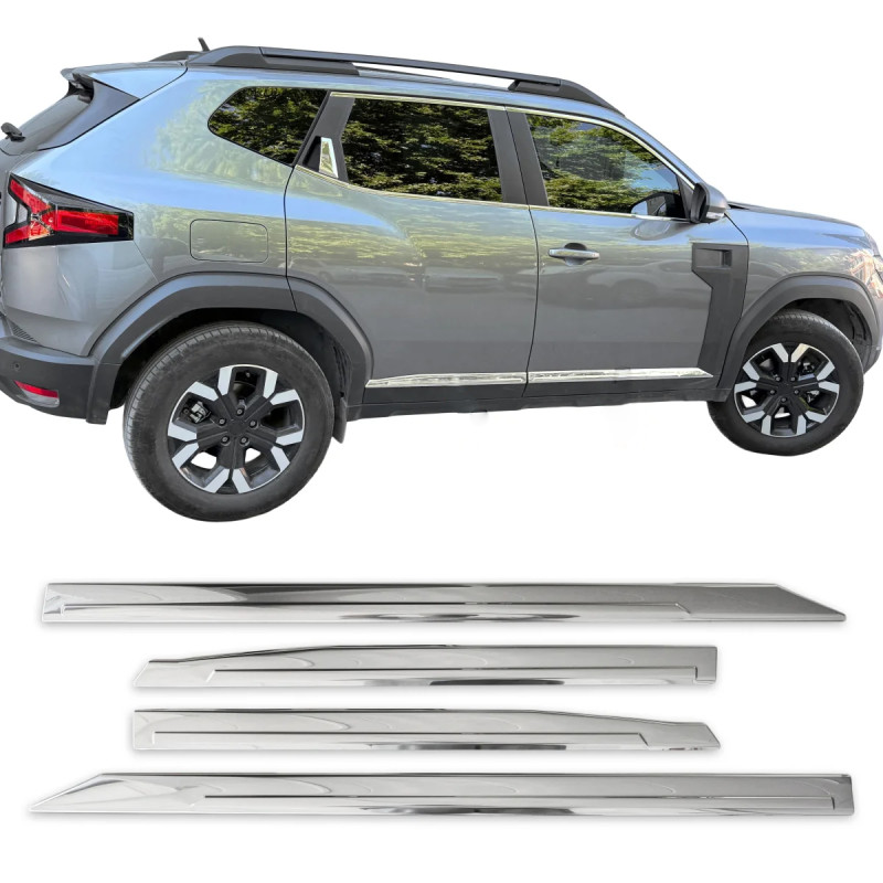 MOLDURA DE PUERTAS CROMADA PARA DACIA DUSTER III | DESDE 2024+