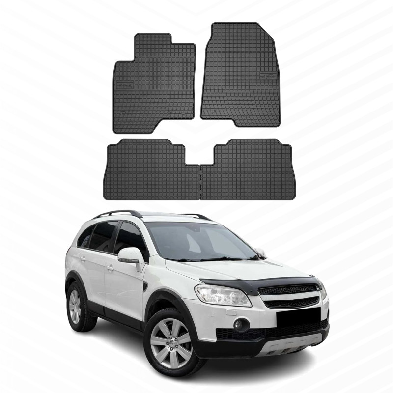 ALFOMBRILLA DE GOMA PARA CHEVROLET CAPTIVA | ENTRE 2006-2018 | 5 PUERTAS
