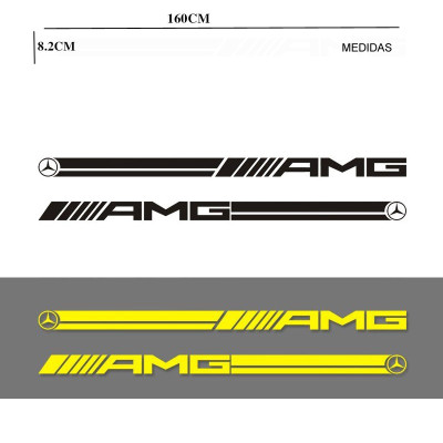 Vinilo lateral look AMG 160x8,2cm
