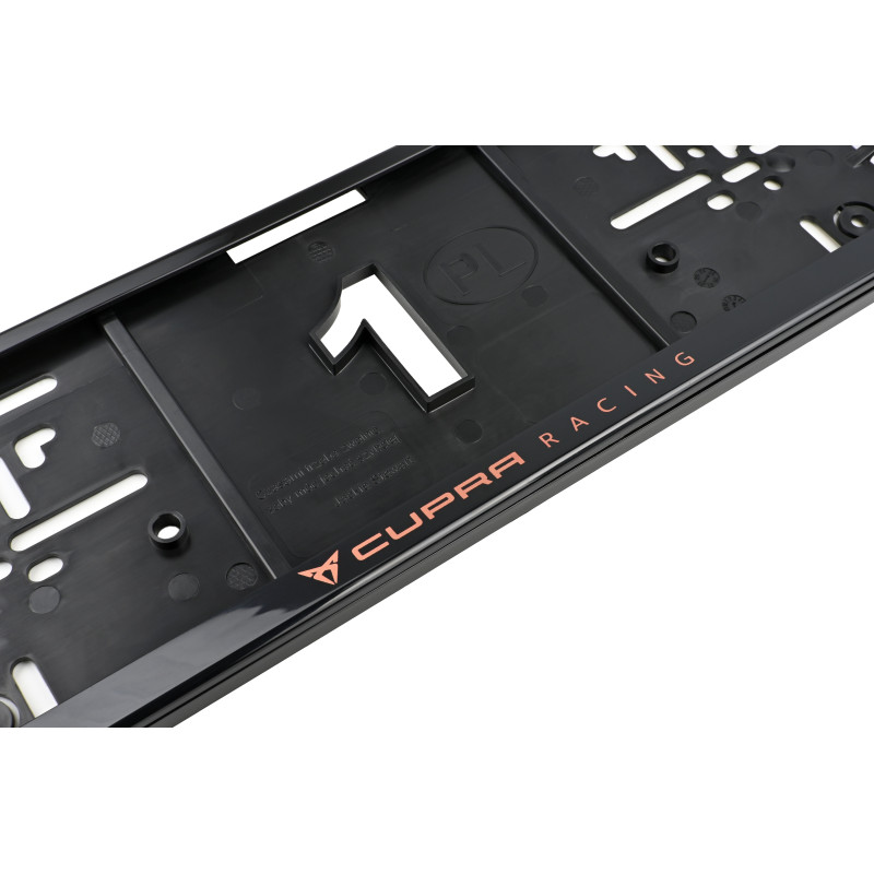 Portamatriculas para Cupra con grabado "Racing"