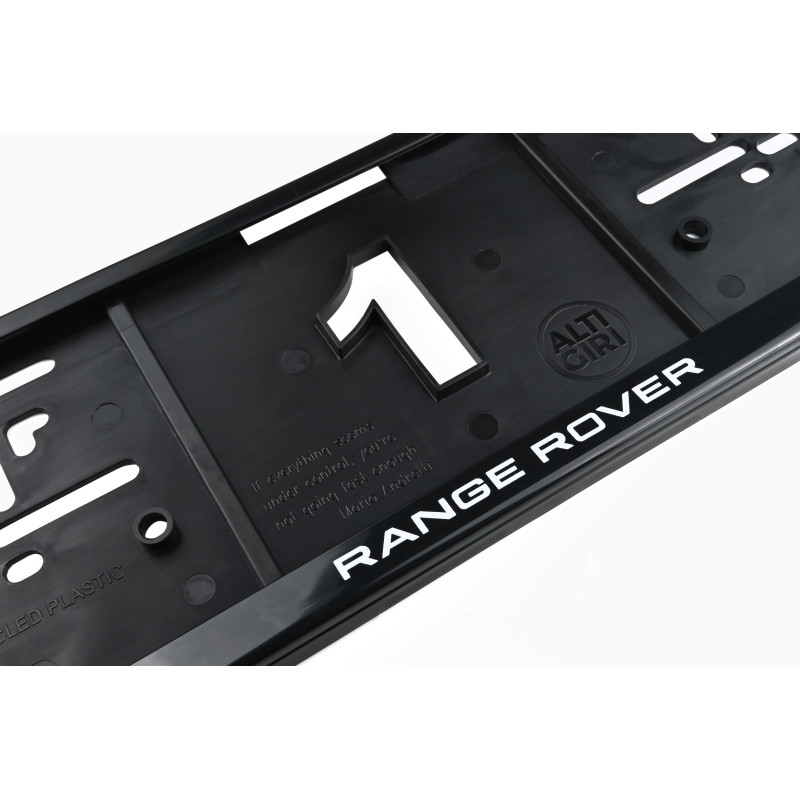 Portamatriculas para Range Rover