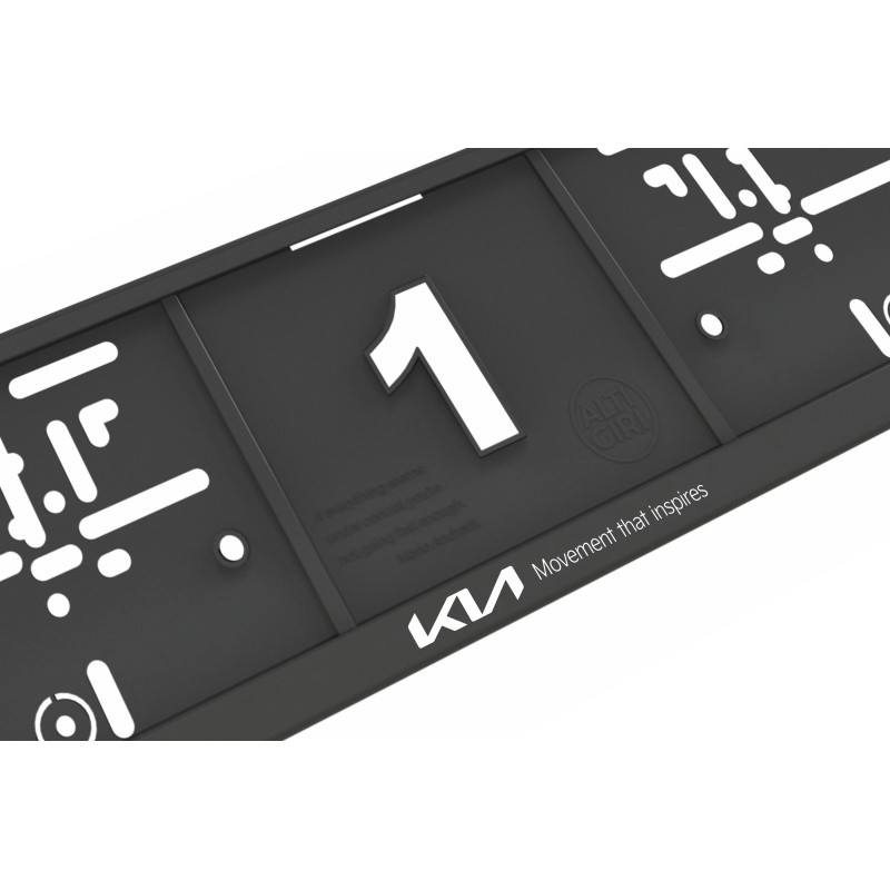 Portamatriculas para Kia "Movement that inspires"