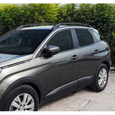 Barras de techo para LAND ROVER RANGE ROVER SPORT 2005-2013 SUV  Solid (Tornilleria) Alu Black 2 Pcs