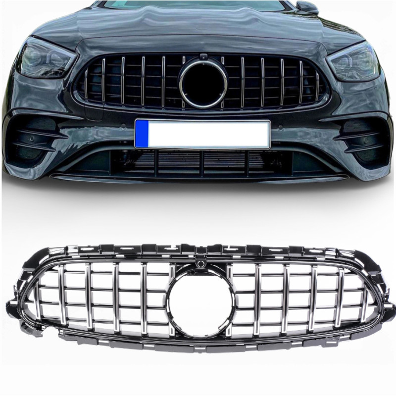 Calandra Parrilla Cromada para Mercedes clase E W213 S213 A238 C238 Facelift