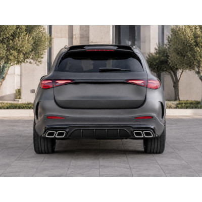 Difusor + escapes para Mercedes GLC SUV (X254) 2022+ con paquete AMG