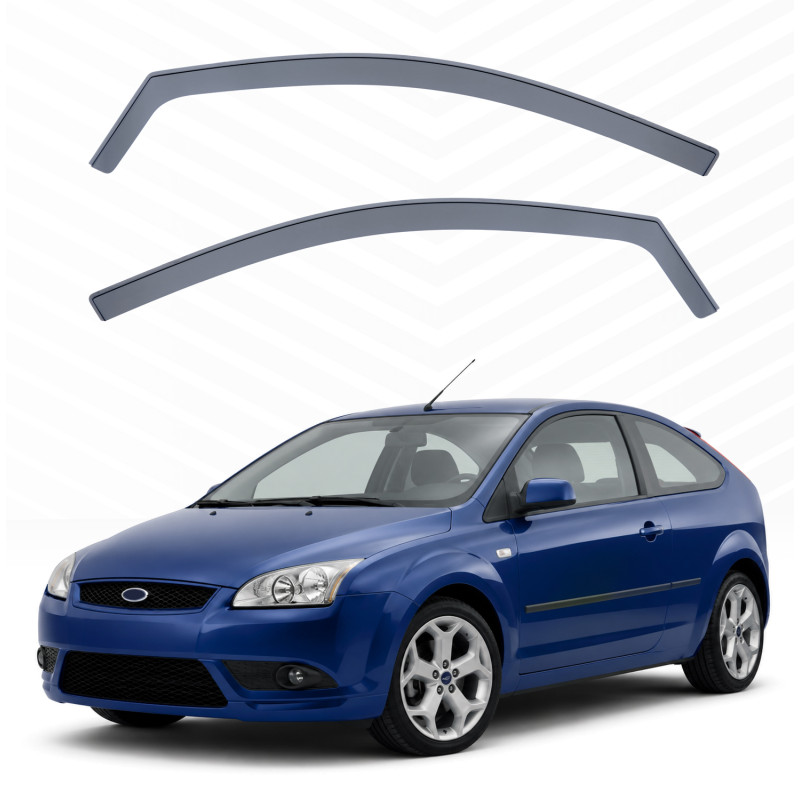 Deflectores Delanteros para FORD FOCUS  2004-2010 (MK2) Modelo 3 puertas  - Derivabrisas