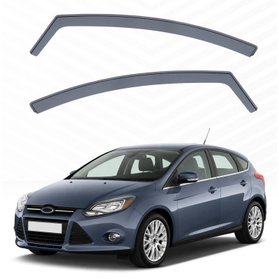 Deflectores de aire para FORD FOCUS 2011-2017 (MK3) Modelos 4/5 puertas - Derivabrisas