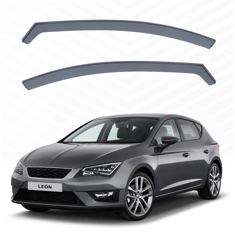 Deflectores de aire para SEAT LEON III 2012-2020  - derivabrisas