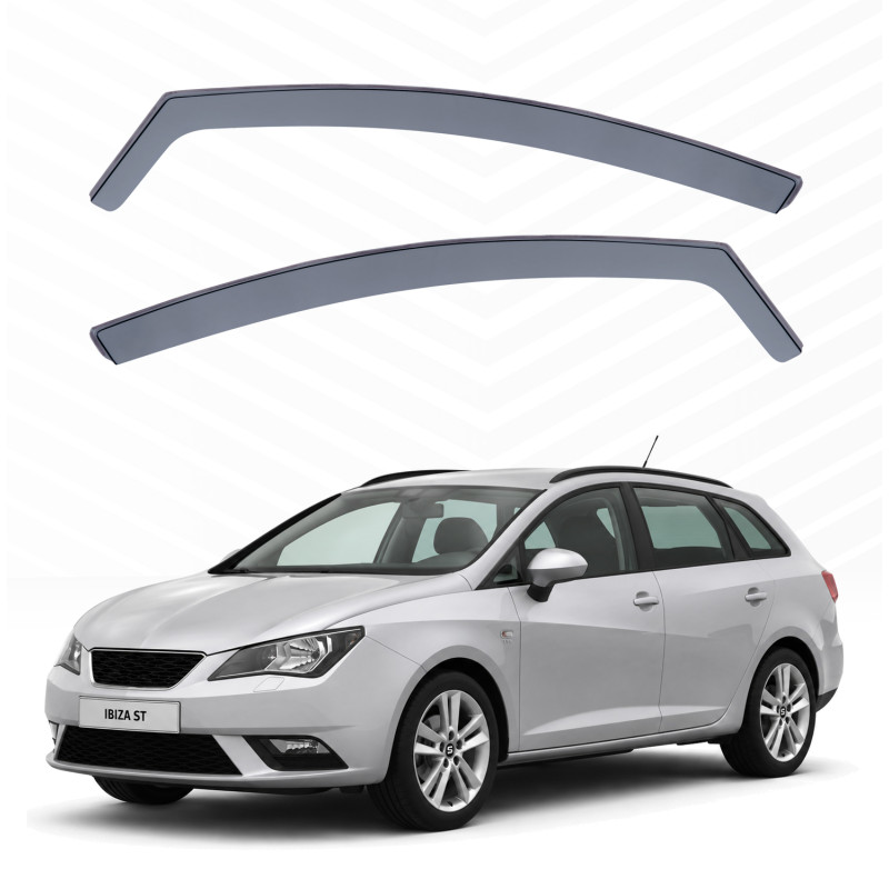 Deflectores de aire para SEAT IBIZA ST 2008-2017 (Modelo de 5 puertas) - Derivabrisas