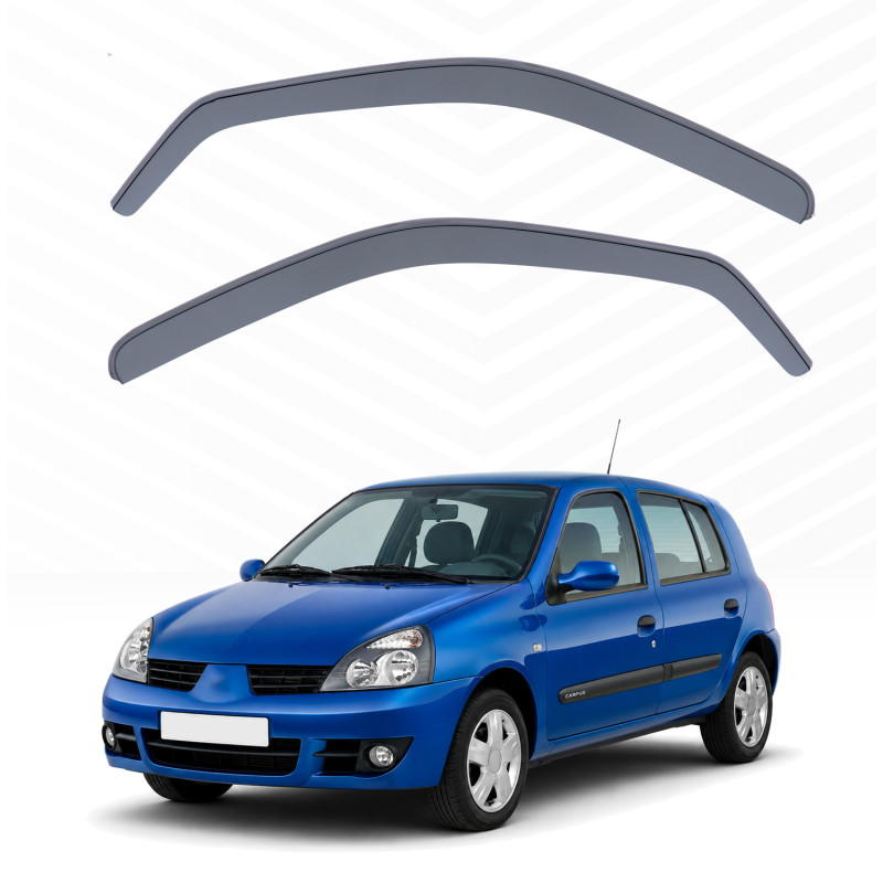 Deflectores de aire para RENAULT CLIO II 1998-2005 (Modelo 5 puertas) - derivabrisas delanteros