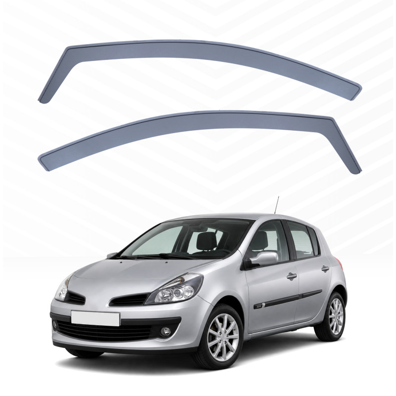 Deflectores de aire para RENAULT CLIO III 2005-2012 (Modelo 5 puertas) - derivabrisas delanteros