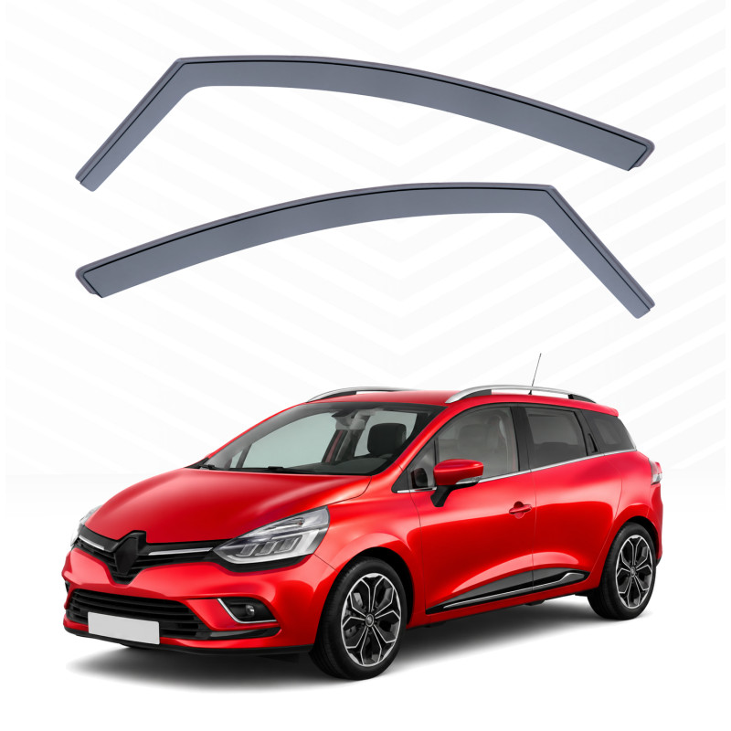 Deflectores de aire para RENAULT CLIO GRAND TOUR 2013-2018 (Modelo Familiar) - derivabrisas delanteros