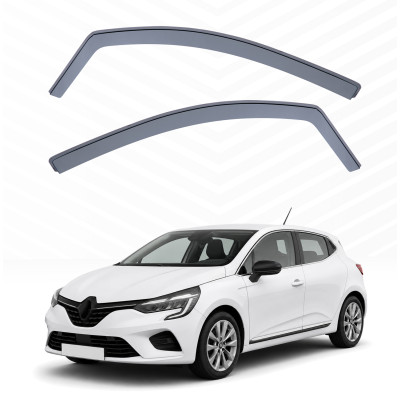 Deflectores de aire para RENAULT CLIO V 2019-2025  (Modelo 5 puertas)  - derivabrisas