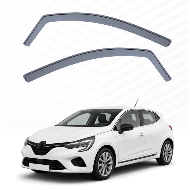 Deflectores de aire para RENAULT CLIO V 2019-2025  (Modelo 5 puertas)  - derivabrisas