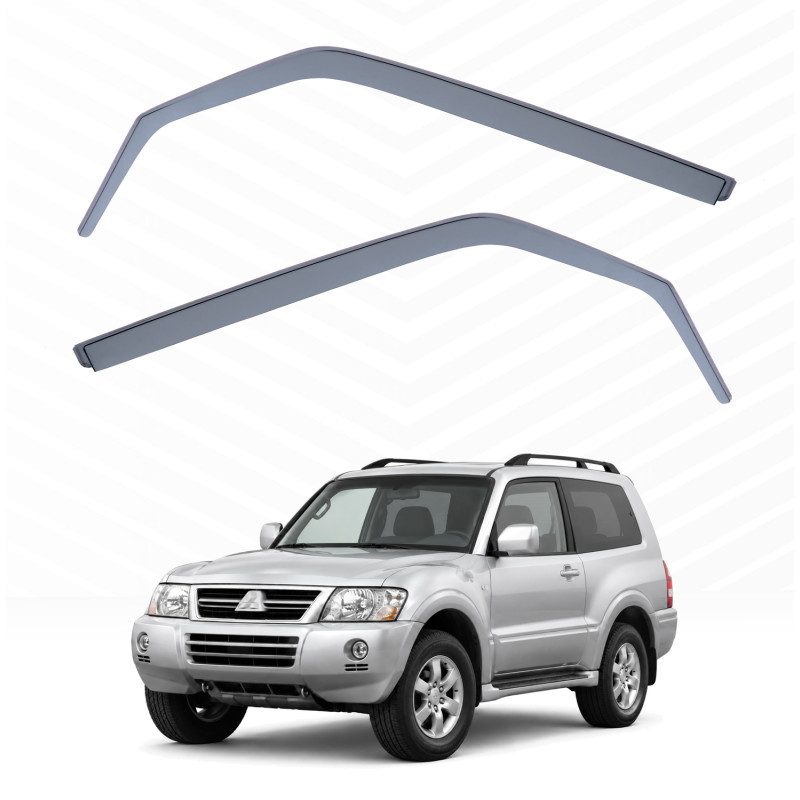 Deflectores de aire para MITSUBISHI PAJERO (V60) 2000-2006 (Modelo 3 puertas) - Derivabrisas delanteros