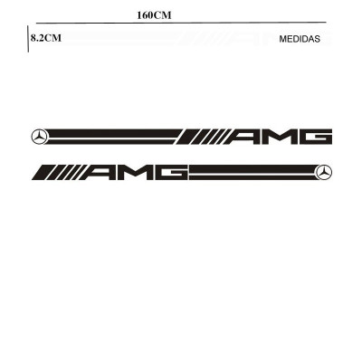Vinilo lateral look AMG 160x8,2cm