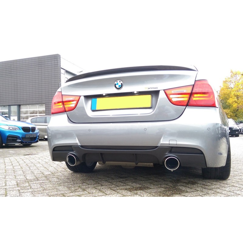 cuero eslogan Maldito difusor trasero para BMW E91/E90 con paragolpes M