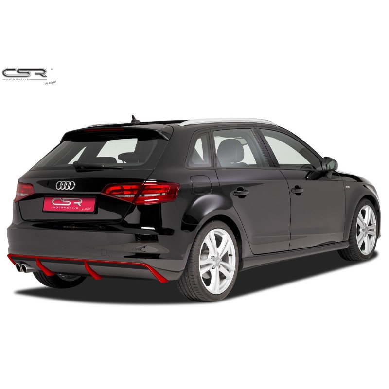 Difusor trasero Audi A3 SPORTBACK 2013 LOOK RS3