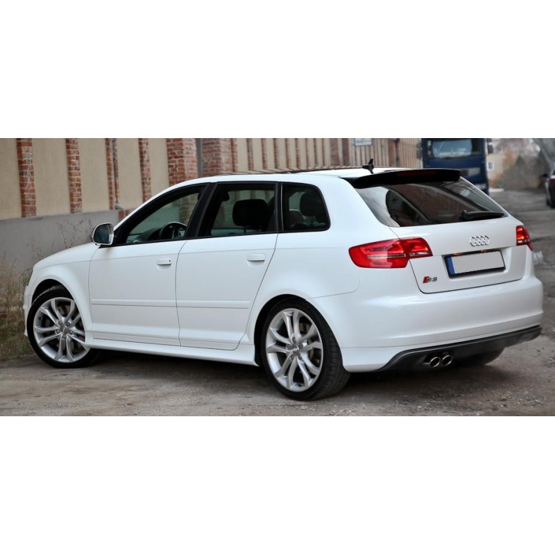 Faldón Trasero Con Aletas Para Audi A3 8P, 8Pa Sportback facelift